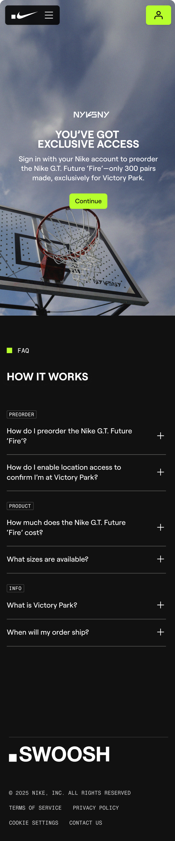 Preorder — Exclusive Access